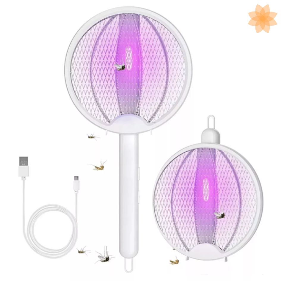HERRABOX® - Raqueta/Paleta Eléctrica, Extermina En El Acto, Sin Dañar El Ambiente!